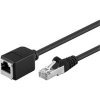 síťový kabel Goobay 21.92.0210 FTP patch prodlužovací kat.5e, RJ45 M-F, 10m, černý
