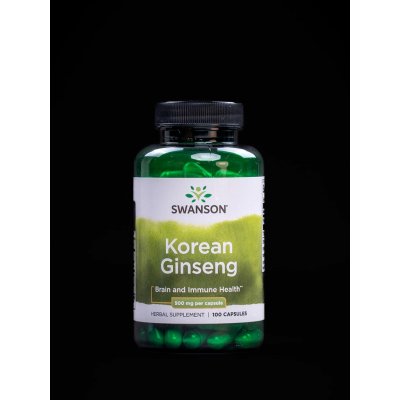 Swanson Korean Ginseng Korejský Ženšen 500 mg 100 kapslí – Hledejceny.cz