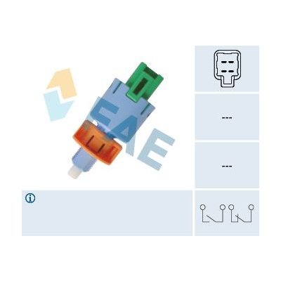 Spínač brzdového světla FAE 24693 – Zboží Mobilmania