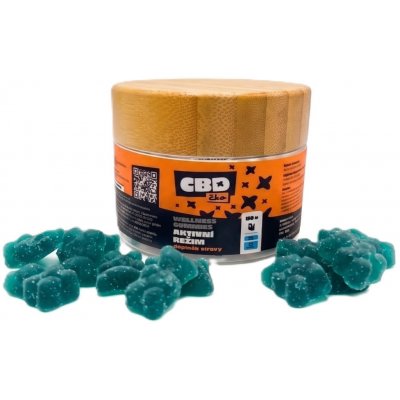 CBDčko Wellness Gummies B-Duo vitamín B6 + B12 50 ks Aktivní režim – Hledejceny.cz