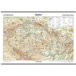 Česko - vlastivědná školní nástěnná mapa, 1:375 000 – Zboží Dáma