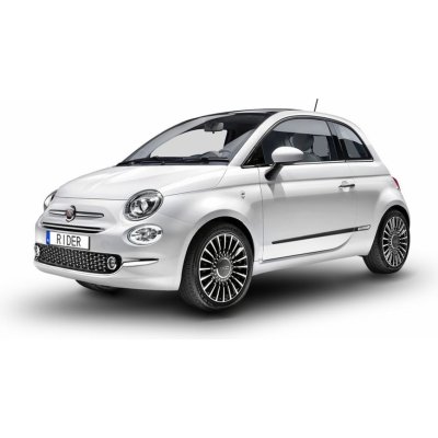 RIDER, Ochranné boční lišty na dveře, Fiat 500, 2015-, HTB, Facelift – Zboží Mobilmania