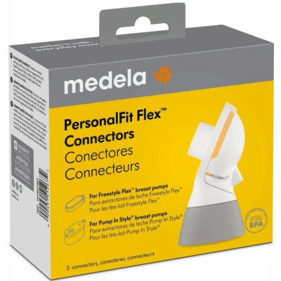 Medela 2x Konektor PersonalFit Flex Solo Swing Maxi bílý – Zboží Dáma