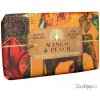 Mýdlo English Soap Company tuhé mýdlo Mango & Broskev 190 g