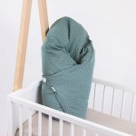 Tulimese Péřová zavinovačka mušelínová mechová s puntíkem – Hledejceny.cz