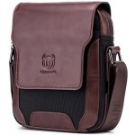 Bullcaptain pánská kožená messenger taška Rainier Hnědá DJB999s3 – Zboží Dáma