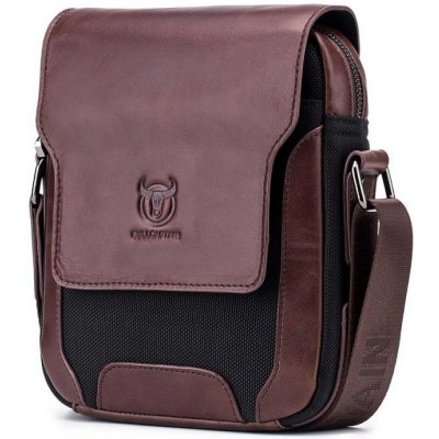 Bullcaptain pánská kožená messenger taška Rainier Hnědá DJB999s3 – Zboží Dáma
