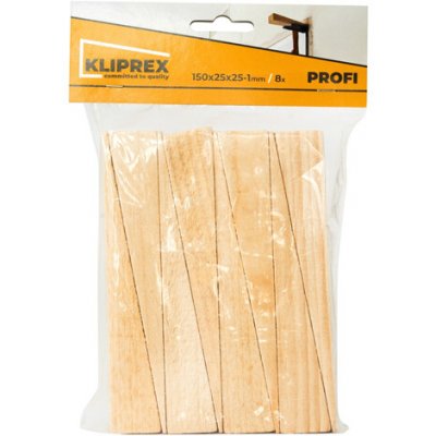 Leoš Vašek Klínky dřevěné SM 8ks/150x25x25-1mm – Hledejceny.cz