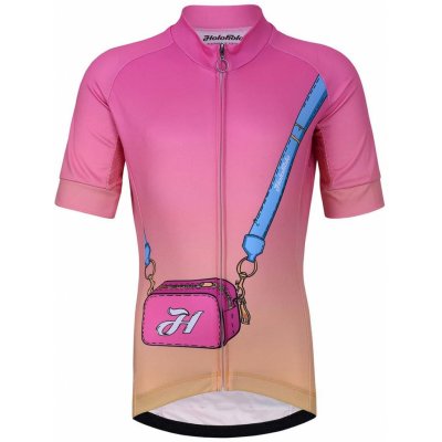 Holokolo s krátkým rukávem CANDYBAG žlutá/růžová – Zboží Mobilmania