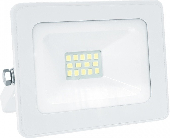 ACA Lighting LED venkovní reflektor Q 10W/230V/3000K/800Lm/110°/IP66, bílý