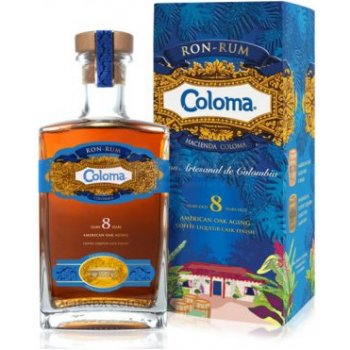 Coloma Rum 8y 40% 0,7 l (karton)