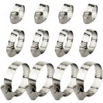 Profiwoab 12 hadicových svorek 21-44 mm, 16-25 mm, 10-16 mm, nerezové trubkové svorky pro bazén, pračku, – Hledejceny.cz