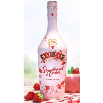 Baileys Strawberries & Cream 17% 0,7 l (holá láhev)