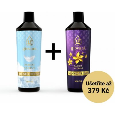 Giovani aviváž Duo Fresh Cotton & Ylang Ylang 2 x 500 ml – Hledejceny.cz
