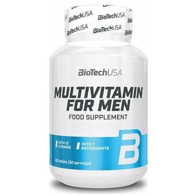 BioTech USA Multivitaminy pro muže 60 tablet – Hledejceny.cz