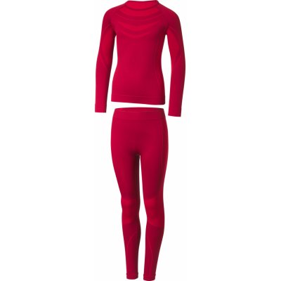 Crivit dívčí funkční bezešvé spodní prádlo, 2dílná souprava tmavě červená