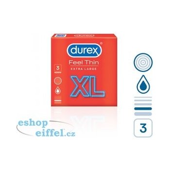 Durex Feel Thin XL 12 ks