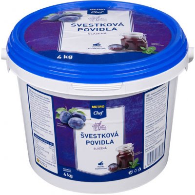 Metro Chef Povidla švestková slazená 4 kg – Zboží Dáma