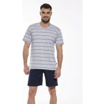 Cornette pánská pyžama 330/41 KR šedá – Hledejceny.cz