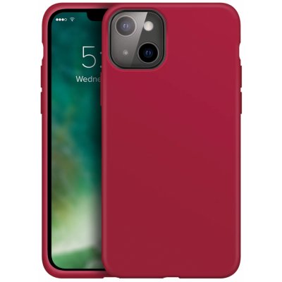 Pouzdro XQISIT Silicone case Anti Bac iPhone 13 red