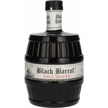 A.H. Riise Black Barrel Navy Spiced Rum Old Edition 40% 0,7 l (holá láhev)