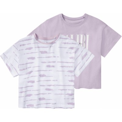 pepperts! Dívčí triko, 2 kusy (lila fialová / bílá) – Zboží Mobilmania