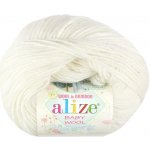 Alize Baby Wool 55 bílá – Hledejceny.cz