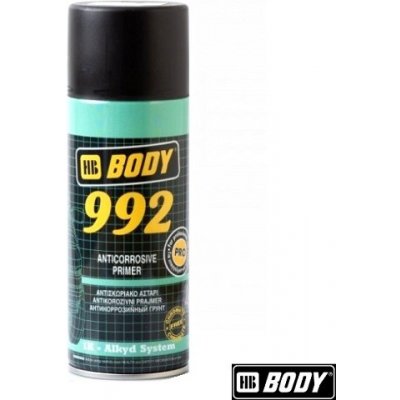 HB Body 992 Sprej antikorozní základ 400 ml černý – Zboží Mobilmania