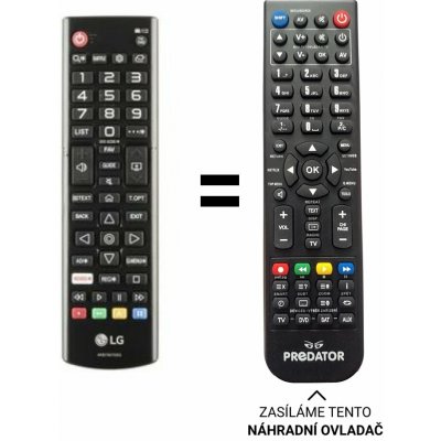 Dálkový ovladač Predátor LG 32LM550B – Zboží Živě