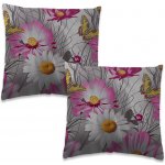 Xpose ­­ Karla lila šedá 40 x 40 cm 2ks – Zboží Mobilmania