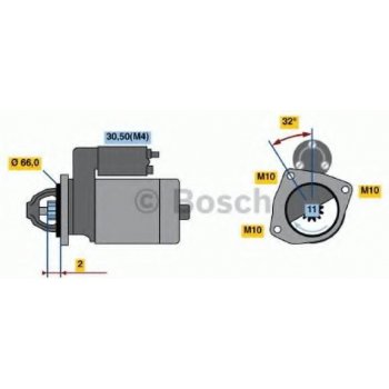 BOSCH Startér BO 0986019271