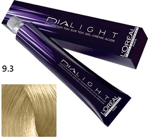 L'Oréal Dialight tónovací přeliv 9.3 velmi světlá blond zlatá 50 ml od 183  Kč - Heureka.cz