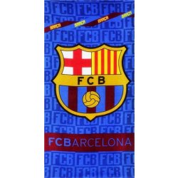 Setino Plážová Bavlněná osuška chlapecká - FC Barcelona - modrá -70 x 140 cm