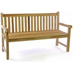 Divero Zahradní lavice masiv 3-místná 150 cm DS78475935 – Zboží Dáma