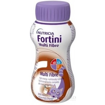 FORTINI PRO DĚTI S VLÁKNINOU, ČOKOLÁDOVÁ PŘÍCHUŤ POR SOL 1X200ML