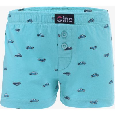 Gina dětské trenky volné chlapecké šité s potiskem 25018P aqua petrolejová – Zboží Dáma