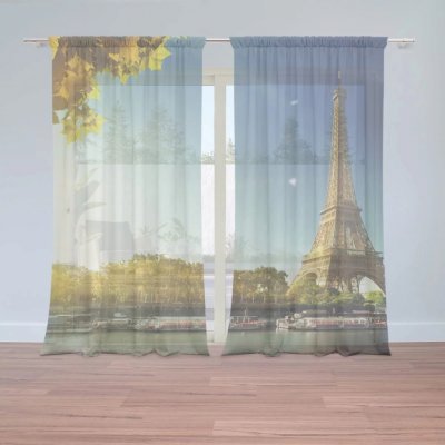Záclony Paříž: 2 ks - 150x250 cm - Sablio – Hledejceny.cz