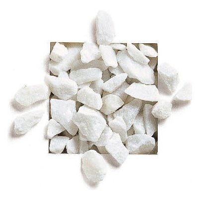 Granulati Zandobbio Okrasné kameny Bianco Carrara drť 8-12mm 25 kg – HobbyKompas.cz