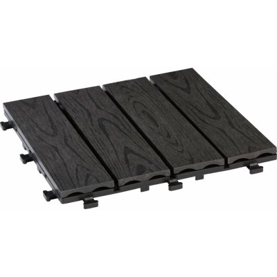 OBI WPC dlaždice s CLICK systémem antracit 30 x 30 x 2,4 cm 6 ks – Zbozi.Blesk.cz