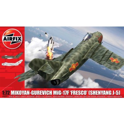 Airfix Classic Kit letadlo A03091 Mikoyan Gurevich MiG 17F Fresco1:72 – Zboží Mobilmania