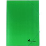 Victoria A4 spisové desky s gumou karton zelené – Zboží Živě