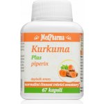 MEDPharma Kurkuma plus piperin 67 kapslí – Hledejceny.cz