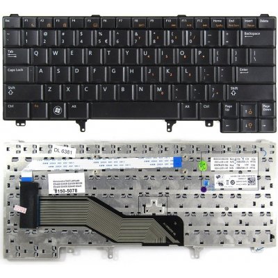 klávesnice pro notebook Dell Latitude E5420 E5430 E6320 E6330 E6420 E6430 E6440 černá US