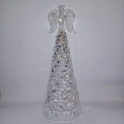 DECOLED Skleněný anděl, 10 x 26 cm – Zboží Dáma