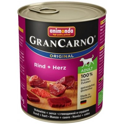Animonda Gran Carno Adult hovězí & srdce 6 x 800 g