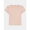 Dětské tričko Tommy Hilfiger t-shirt Hilfiger Script Tee S/S KG0KG07714 Regular Fit růžová