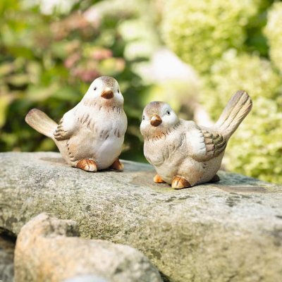 Frank Flechtwaren Dekorativní sošky Piep, sada 2 ks – Zboží Dáma