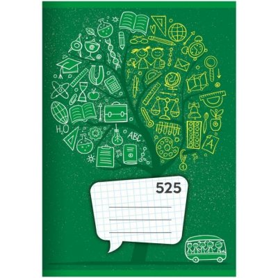 ŠKOLÁČEK Sešit školní 525 A5 čtvereček – Zboží Dáma