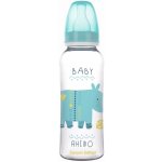 Canpol babies 59/200 láhev s potiskem Afrika hroch modrá 250ml – Zboží Dáma