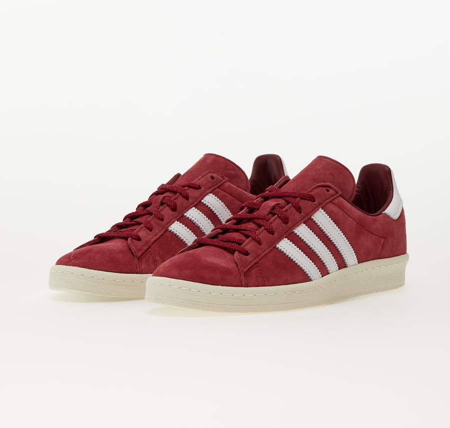 adidas Originals Campus 80s Core Burgundy/ Ftw white / Off white